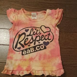 エーアーベー(e.a.B)のeab べべ 80㎝ 女の子(Ｔシャツ)