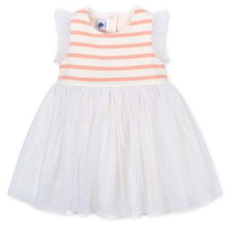 プチバトー(PETIT BATEAU)のpetit bateau（プチバトー）ボーダー切替ワンピース(ワンピース)