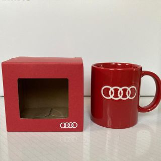 アウディ(AUDI)のAUDI マグカップ レッド(グラス/カップ)