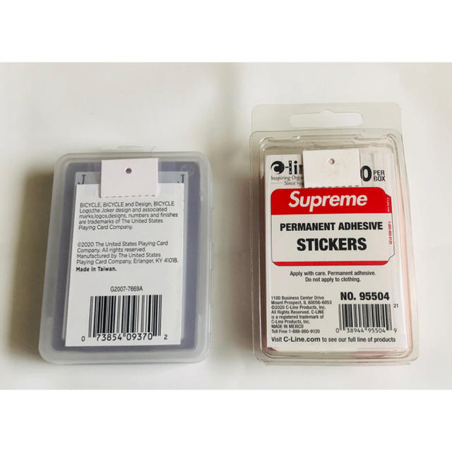 Supreme Playing Cards＆ Badge Stickers