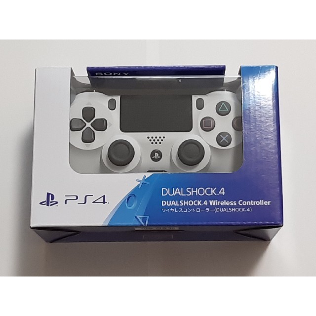 新品 PS4 ソニー純正 正規品 ワイヤレスコントローラー グレイシャーホワイト型番CUH-ZCT2J