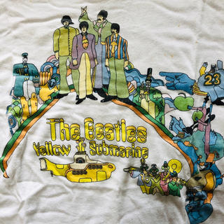 ヘインズ(Hanes)のビートルズ　ビンテージ　ロック　Tシャツ ジョンレノン　1970年代製造　(Tシャツ/カットソー(半袖/袖なし))