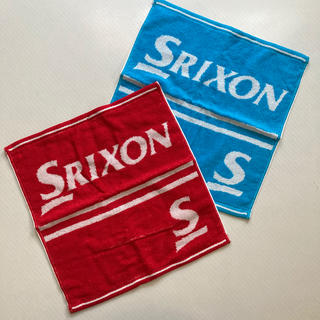 スリクソン(Srixon)のSRIXON ハンドタオル SPT-7710ブルー/レッド(タオル/バス用品)