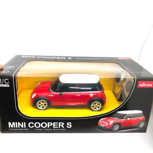 RASTAR 1/24 MINIクーパー S(レッド)◆新品/未開封 エンタメ/ホビーのおもちゃ/ぬいぐるみ(ホビーラジコン)の商品写真