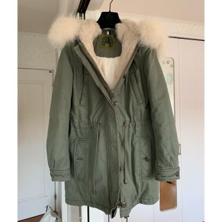 正規店仕入れの シャモニー モッズコート ラクーン&ラビットファー