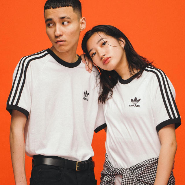 adidas(アディダス)のadidas スリーストライプTシャツ アディダスオリジナルス レディースのトップス(Tシャツ(半袖/袖なし))の商品写真