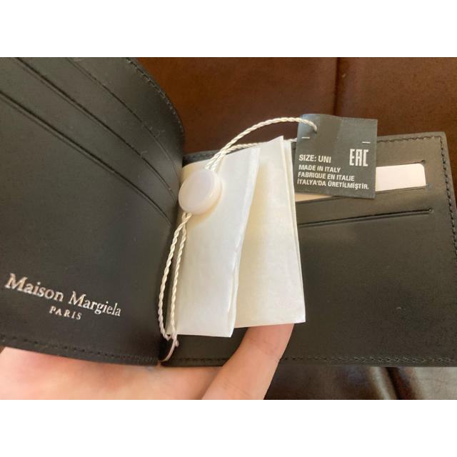 【新品未使用】Maison Margiela　マネークリップ付財布　ブラック