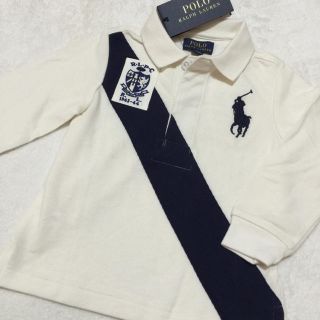 ポロラルフローレン(POLO RALPH LAUREN)の新品✨長袖ポロシャツ 24M 90(Tシャツ/カットソー)