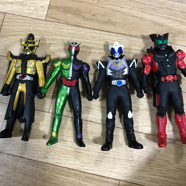 仮面ライダーW ソフビセット 4体セット 美品 - 特撮