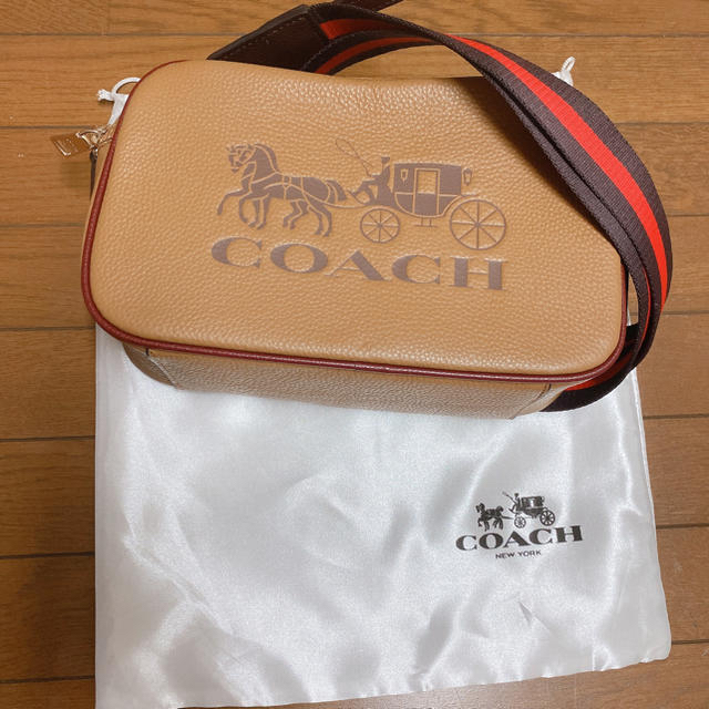 背面スリットポケットx1内側COACH　ショルダーバッグ