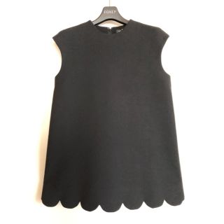 バーニーズニューヨーク(BARNEYS NEW YORK)の☆YOKO CHANヨーコチャン☆Scallop-hem Blouse♪超美品(シャツ/ブラウス(半袖/袖なし))