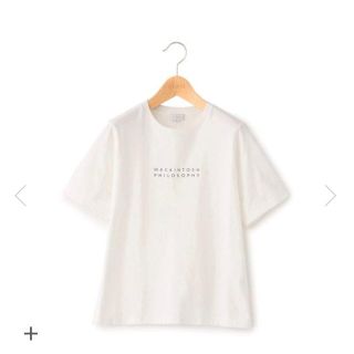 マッキントッシュフィロソフィー(MACKINTOSH PHILOSOPHY)のマッキントッシュフィロソフィー　ロゴTシャツ　白(Tシャツ(半袖/袖なし))