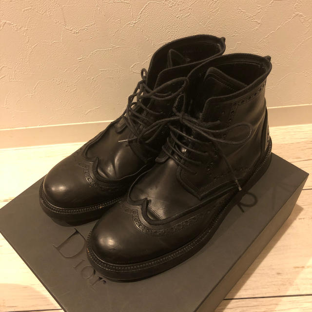 DIOR HOMME - dior homme ブーツ 黒色 42(27センチ)の通販 by dio100's shop｜ディオールオムならラクマ