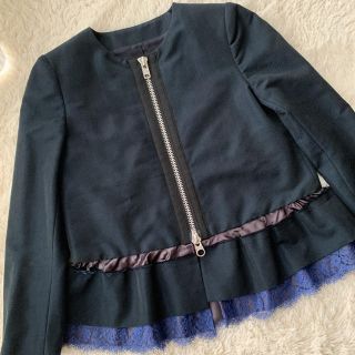 サカイ(sacai)のsacai レースフリル ブルゾン(ブルゾン)