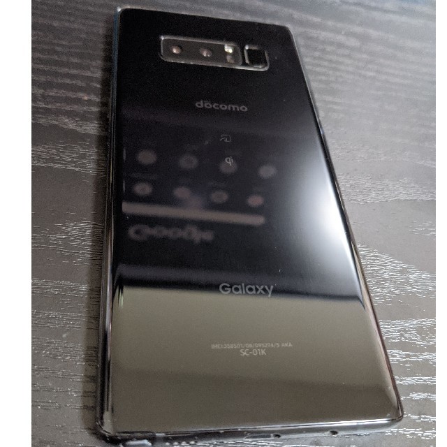Galaxy(ギャラクシー)のGalaxy Note8 SC-01K simロック解除 スマホ/家電/カメラのスマートフォン/携帯電話(スマートフォン本体)の商品写真