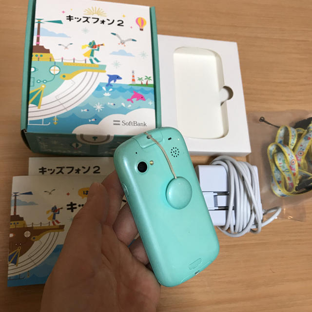 Softbank(ソフトバンク)のキッズフォン2 スマホ/家電/カメラのスマートフォン/携帯電話(携帯電話本体)の商品写真