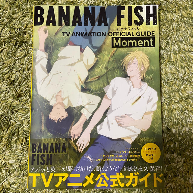 BANANA FISH(バナナフィッシュ)のBANANA FISH TVアニメ オフィシャルガイド Moment エンタメ/ホビーのアニメグッズ(その他)の商品写真