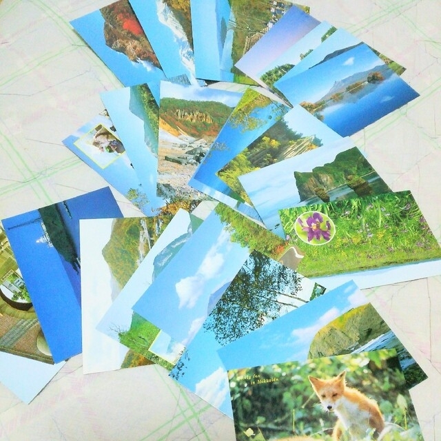 北海道全集のポストカード✿24枚セット❀ エンタメ/ホビーのコレクション(使用済み切手/官製はがき)の商品写真