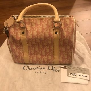 ディオール(Christian Dior) ボストンバッグ（ピンク/桃色系）の通販 