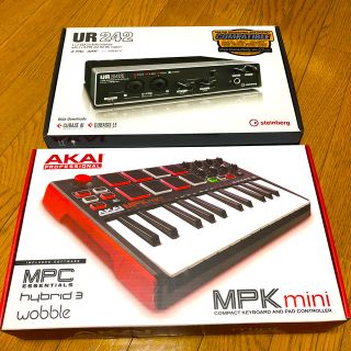 STEINBERG UR242/AKAI MPKmini mk2 セット(オーディオインターフェイス)