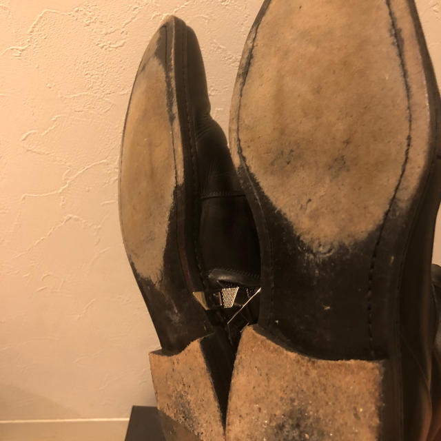 DIOR HOMME(ディオールオム)のdior homme ジップブーツ　黒色 42(27センチ) メンズの靴/シューズ(ブーツ)の商品写真