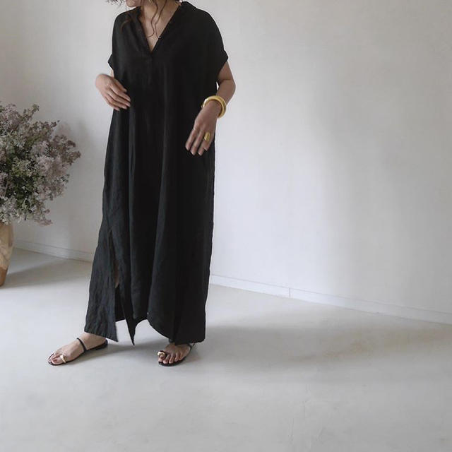 argue LINEN  DRESS 未使用