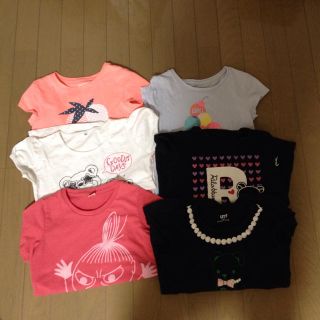 140 女児 Tシャツセット(Tシャツ/カットソー)