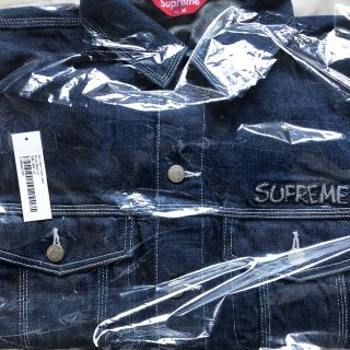 シュプリーム(Supreme)の青M Supreme®/Smurfs™ Denim Trucker Jacket(Gジャン/デニムジャケット)