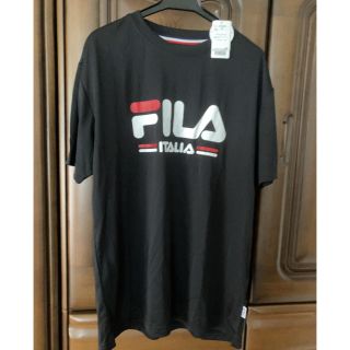 フィラ(FILA)の新品！FILAのTシャツL黒(Tシャツ/カットソー(半袖/袖なし))