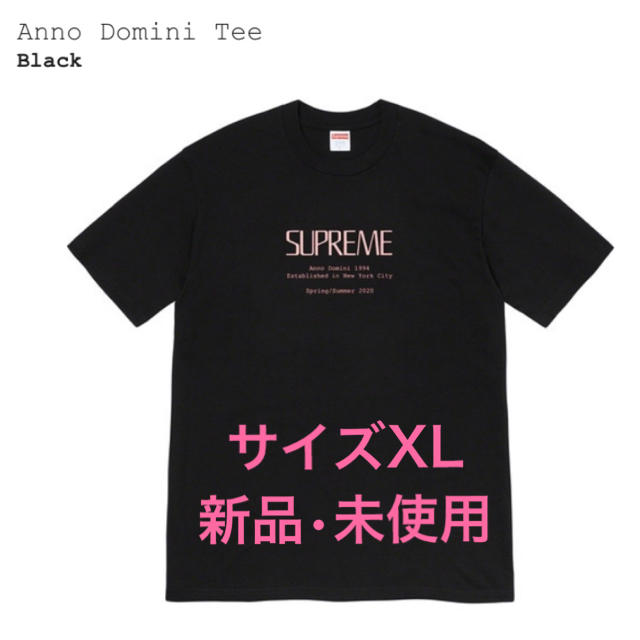 （2020SS）Supreme Anno Domini Tee 黒　XL