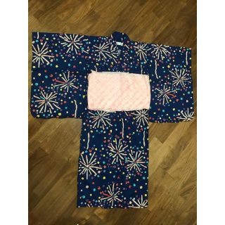 ツモリチサト(TSUMORI CHISATO)のおはぎ様　ツモリチサト　KIDS 浴衣　花火(甚平/浴衣)