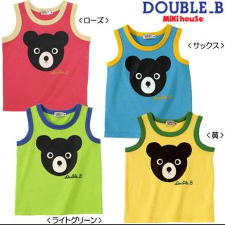 ダブルビー(DOUBLE.B)のSALE！ダブルB☆タンクトップ120ローズ(Tシャツ/カットソー)