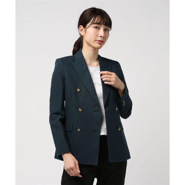 ANAYI(アナイ)のリラックマ様専用⭐︎アナイ★コットンリネンダブルジャケット★36 レディースのジャケット/アウター(テーラードジャケット)の商品写真