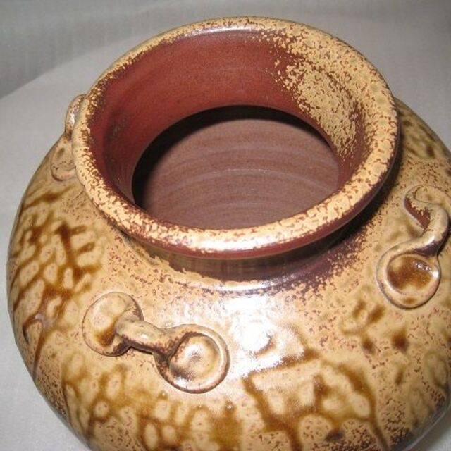 最高級のスーパー 陶芸 備前焼 はぎ by 日本伝統工芸の通販 作者「西山寛治」 壺 工芸品