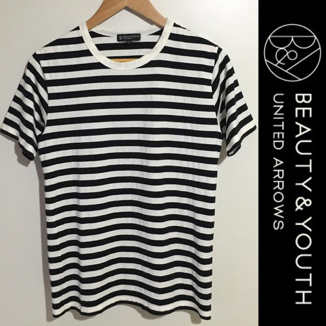 BEAUTY&YOUTH UNITED ARROWS(ビューティアンドユースユナイテッドアローズ)のBEAUTY&YOUTH ボーダー Tシャツ ユナイテッドアローズ 美品  メンズのトップス(Tシャツ/カットソー(半袖/袖なし))の商品写真