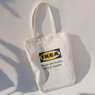 IKEA原宿 限定　エコバッグ トートバッグ　エフテルトレーダ(エコバッグ)