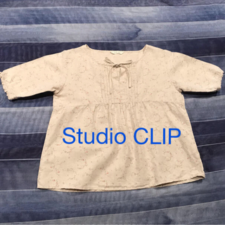 スタディオクリップ(STUDIO CLIP)のスタジオクリップ  ブラウス  綿55 麻45(シャツ/ブラウス(半袖/袖なし))