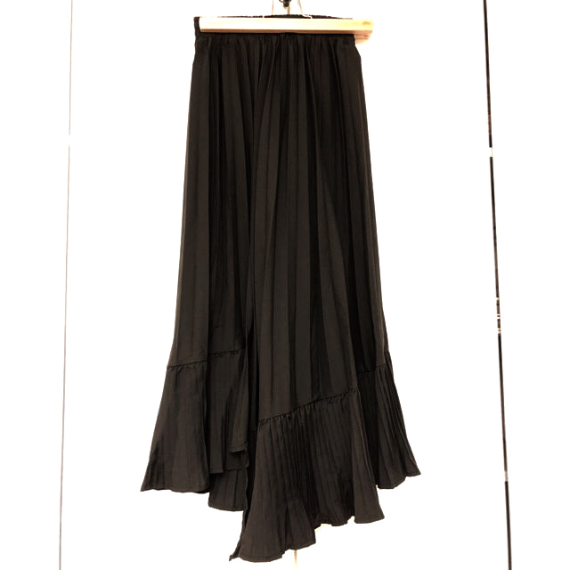 birthdaybash アシンメトリープリーツスカート レディースのスカート(ロングスカート)の商品写真