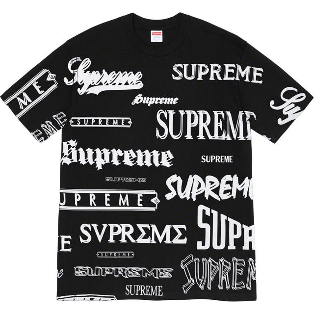 Supreme Multi Logo Tee Black Lサイズ