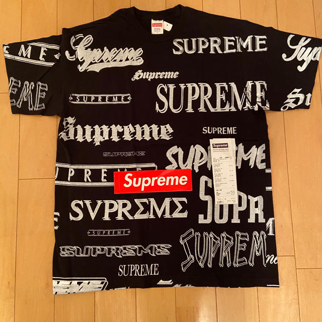 Supreme(シュプリーム)のSupreme Multi Logo Tee Black Lサイズ メンズのトップス(Tシャツ/カットソー(半袖/袖なし))の商品写真