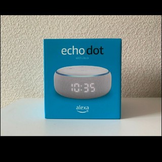 エコー(ECHO)の【tffff様専用】Echo dot 第三世代 時計付き(スピーカー)