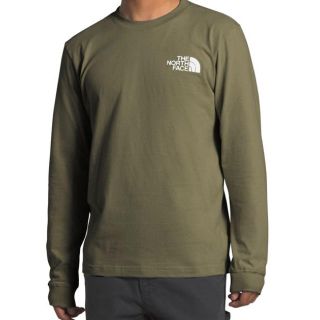 ザノースフェイス(THE NORTH FACE)の【新品】海外限定THE NORTH FACE Tシャツ オリーブグリーン ロゴ入(Tシャツ/カットソー(七分/長袖))