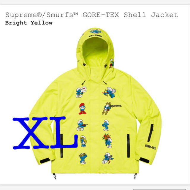 Supreme FW 20 Smurfs Gore-tex Jacket  XL