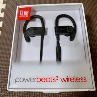 ビーツバイドクタードレ(Beats by Dr Dre)のソラ様専用　値下げ‼️美品　Powerbeats3 wireless ブラック(ヘッドフォン/イヤフォン)