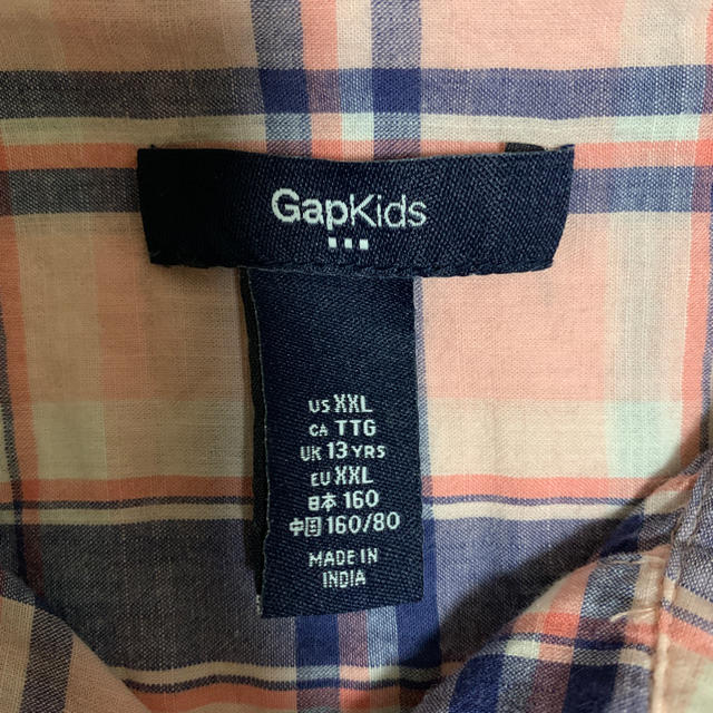GAP Kids(ギャップキッズ)のGAP Kids チェックシャツ キッズ/ベビー/マタニティのキッズ服男の子用(90cm~)(その他)の商品写真