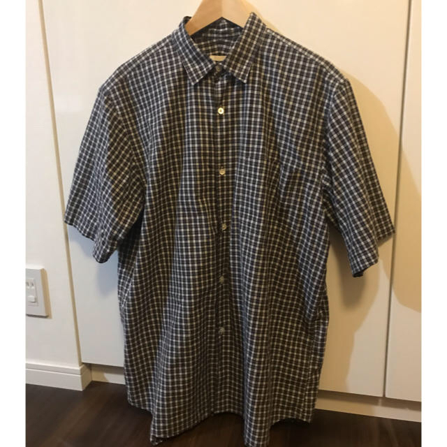 コモリ　comoli 19ss タータンチェック　シャツ