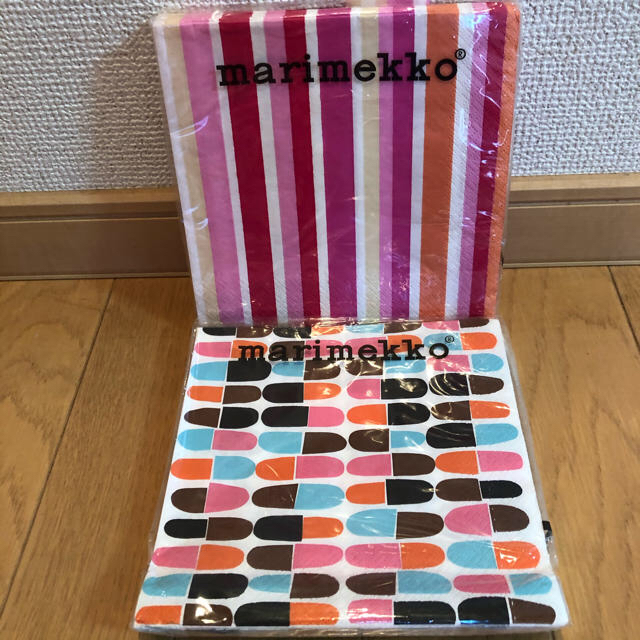 marimekko(マリメッコ)のペーパーナプキン　marimekko ハンドメイドの素材/材料(各種パーツ)の商品写真