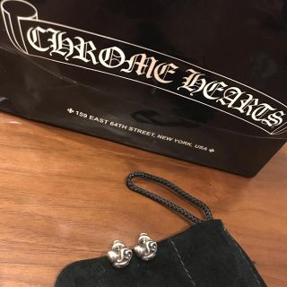 クロムハーツ(Chrome Hearts)の【両耳用】クロムハーツ  ハートスタッドピアス(ピアス(両耳用))