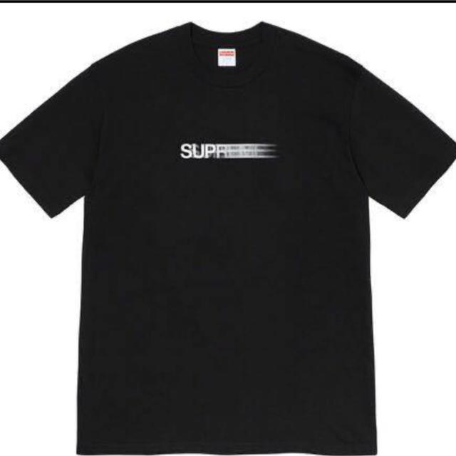 Tシャツ/カットソー(半袖/袖なし)Motion Logo tee 黒　s supreme