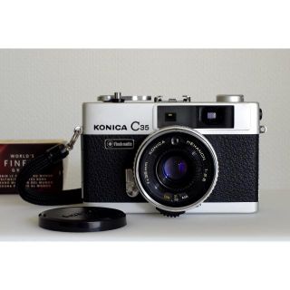 コニカミノルタ(KONICA MINOLTA)のKonica C35 Flash matic「ジャーニーコニカ」完動美品・試写済(フィルムカメラ)